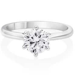 Beaverbrooks Once Platinum Diamond Solitaire Ring
