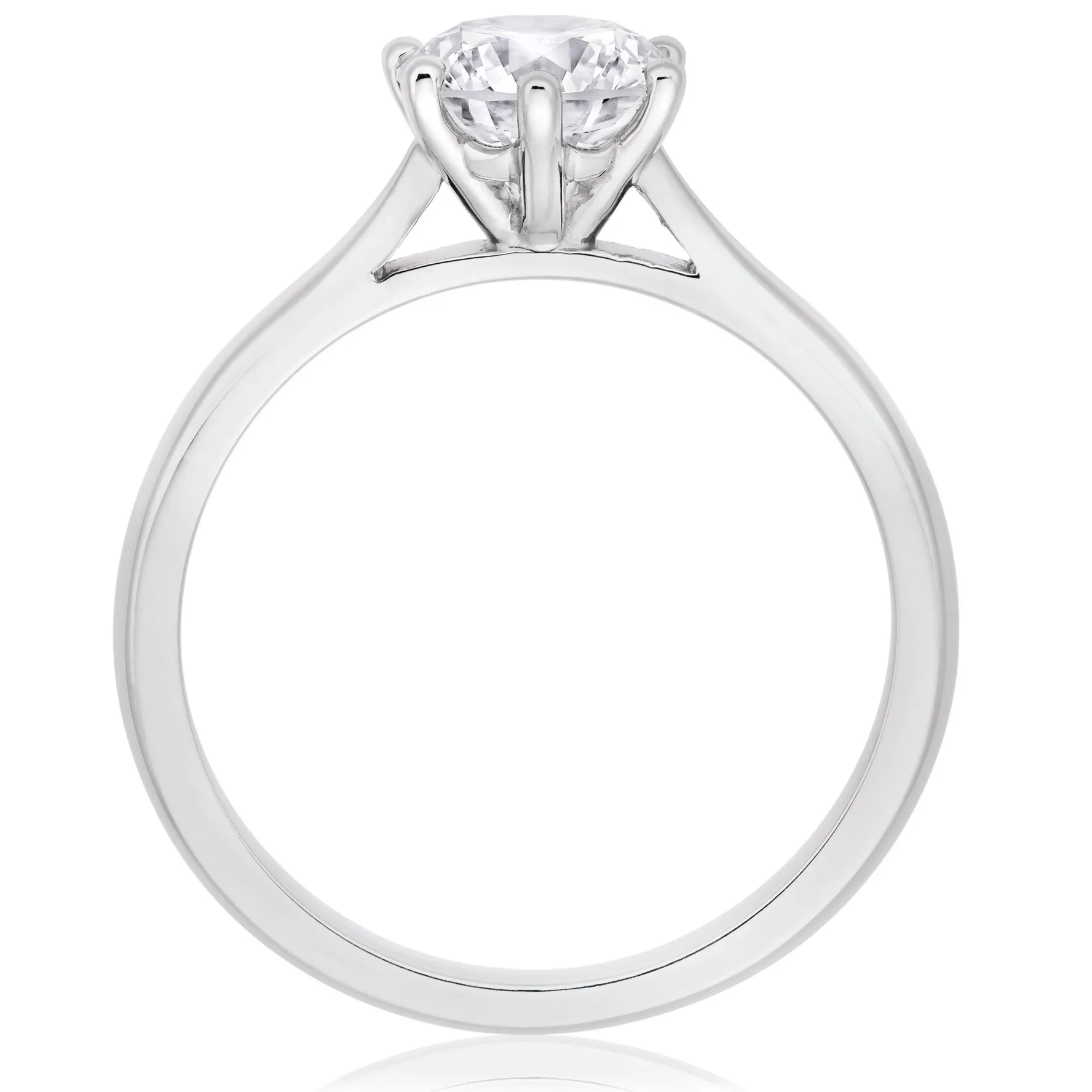 Beaverbrooks Once Platinum Diamond Solitaire Ring