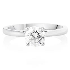 Beaverbrooks Once Platinum Diamond Solitaire Engagement Ring
