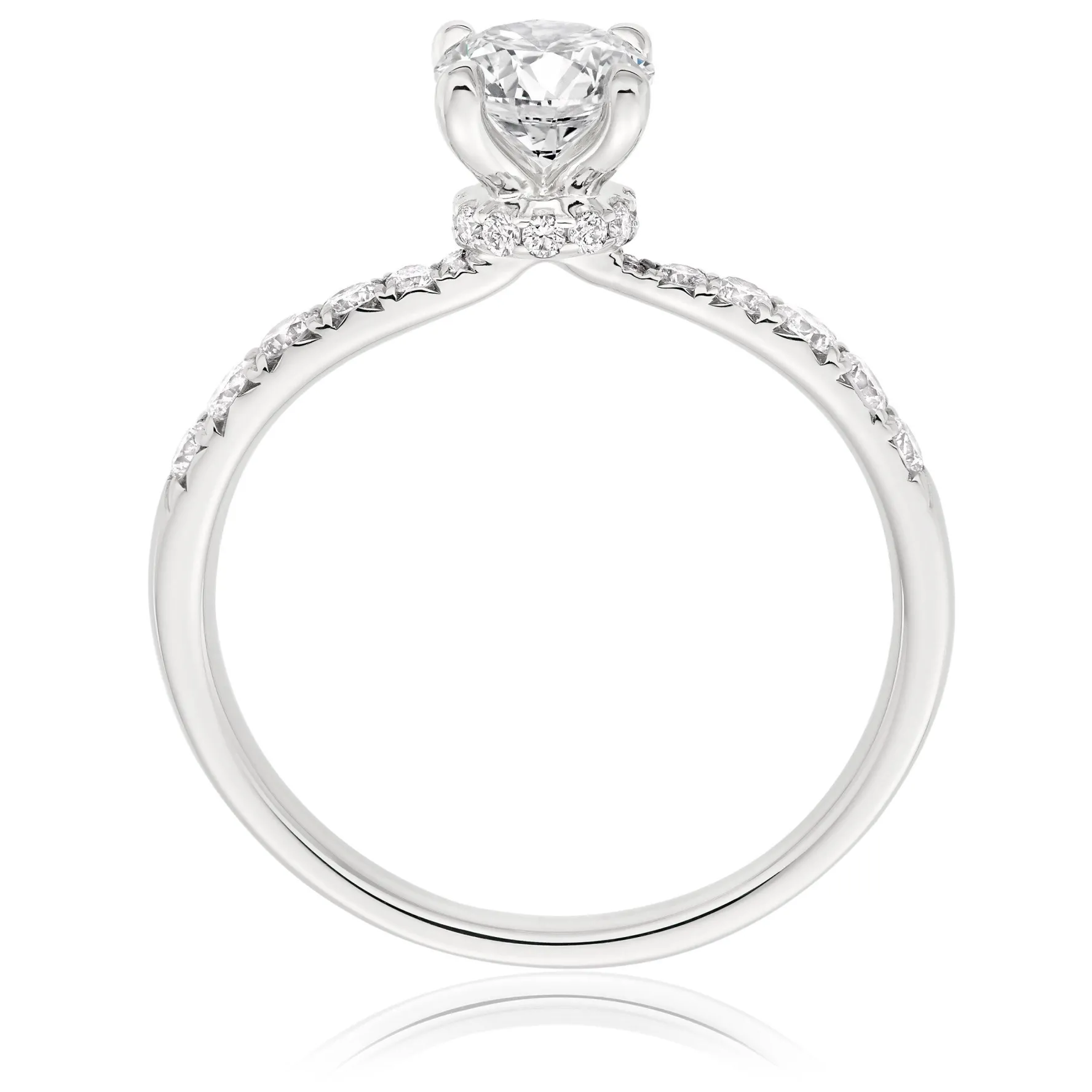 Beaverbrooks Once Platinum Diamond Solitaire Engagement Ring