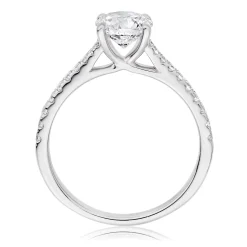Beaverbrooks Once Platinum Diamond Solitaire Engagement Ring