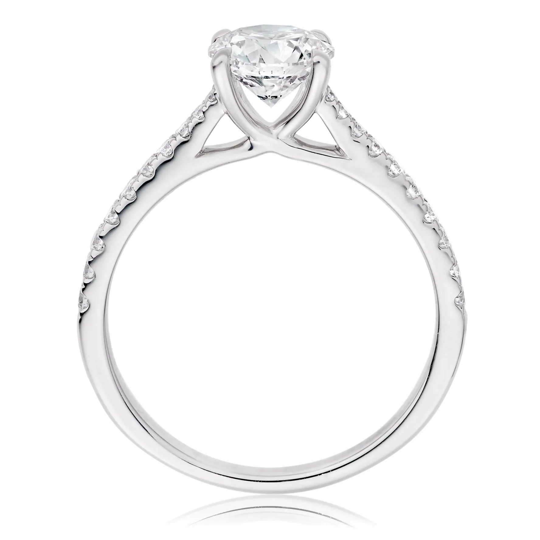 Beaverbrooks Once Platinum Diamond Solitaire Engagement Ring