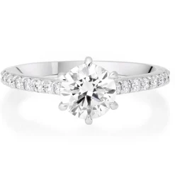 Beaverbrooks Once Platinum Diamond Solitaire Engagement Ring