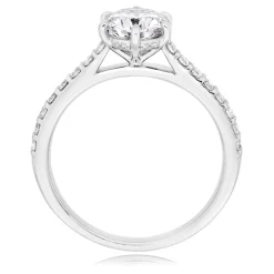 Beaverbrooks Once Platinum Diamond Solitaire Engagement Ring