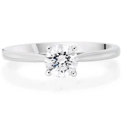 Beaverbrooks Once Platinum Diamond Solitaire Ring
