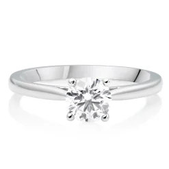 Beaverbrooks Once Platinum Diamond Solitaire Engagement Ring