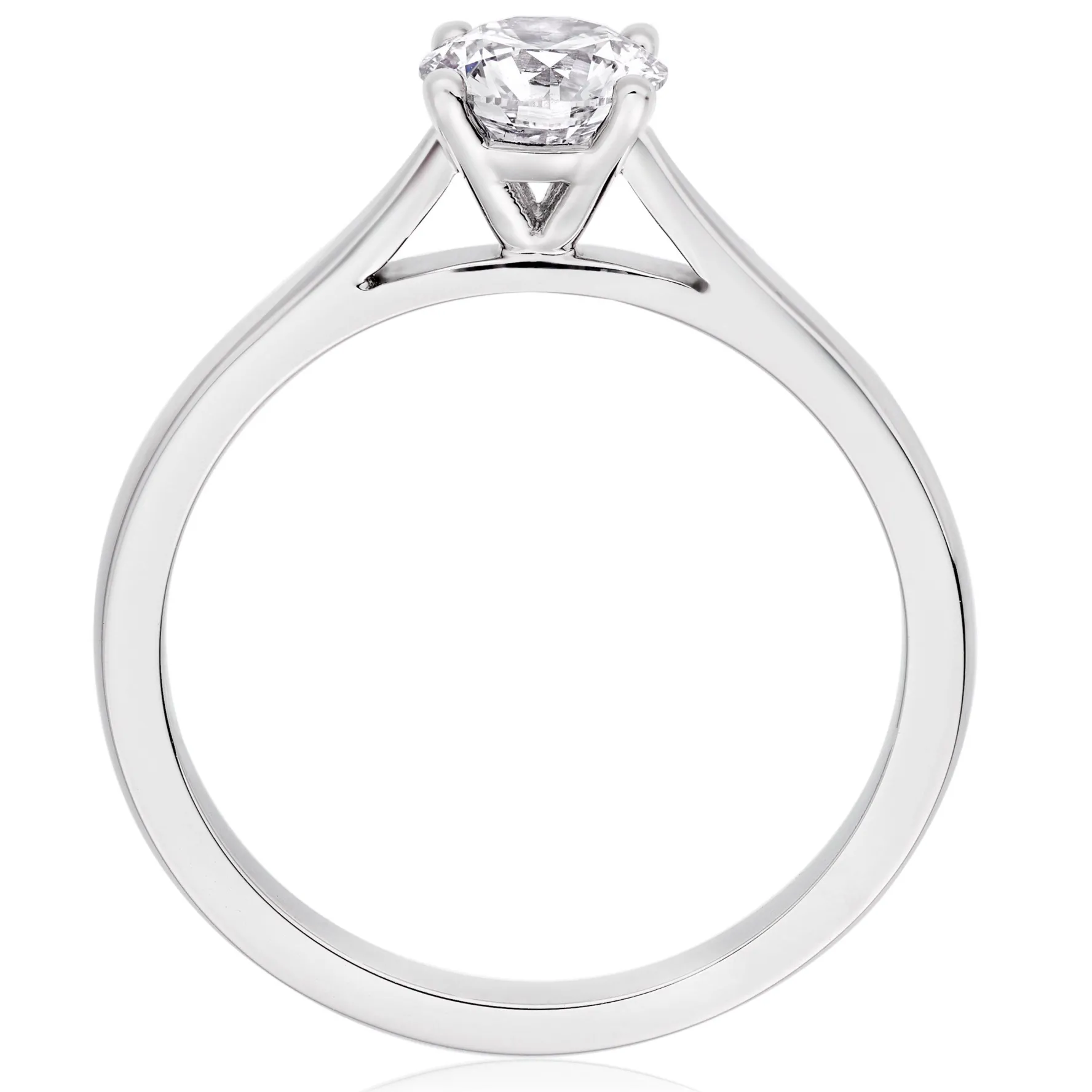 Beaverbrooks Once Platinum Diamond Solitaire Engagement Ring