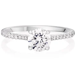 Beaverbrooks Once Platinum Diamond Solitaire Ring