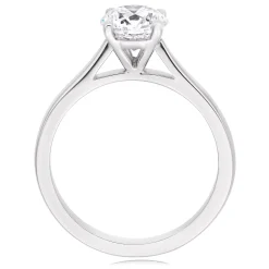 Beaverbrooks Once Platinum Diamond Solitaire Engagement Ring
