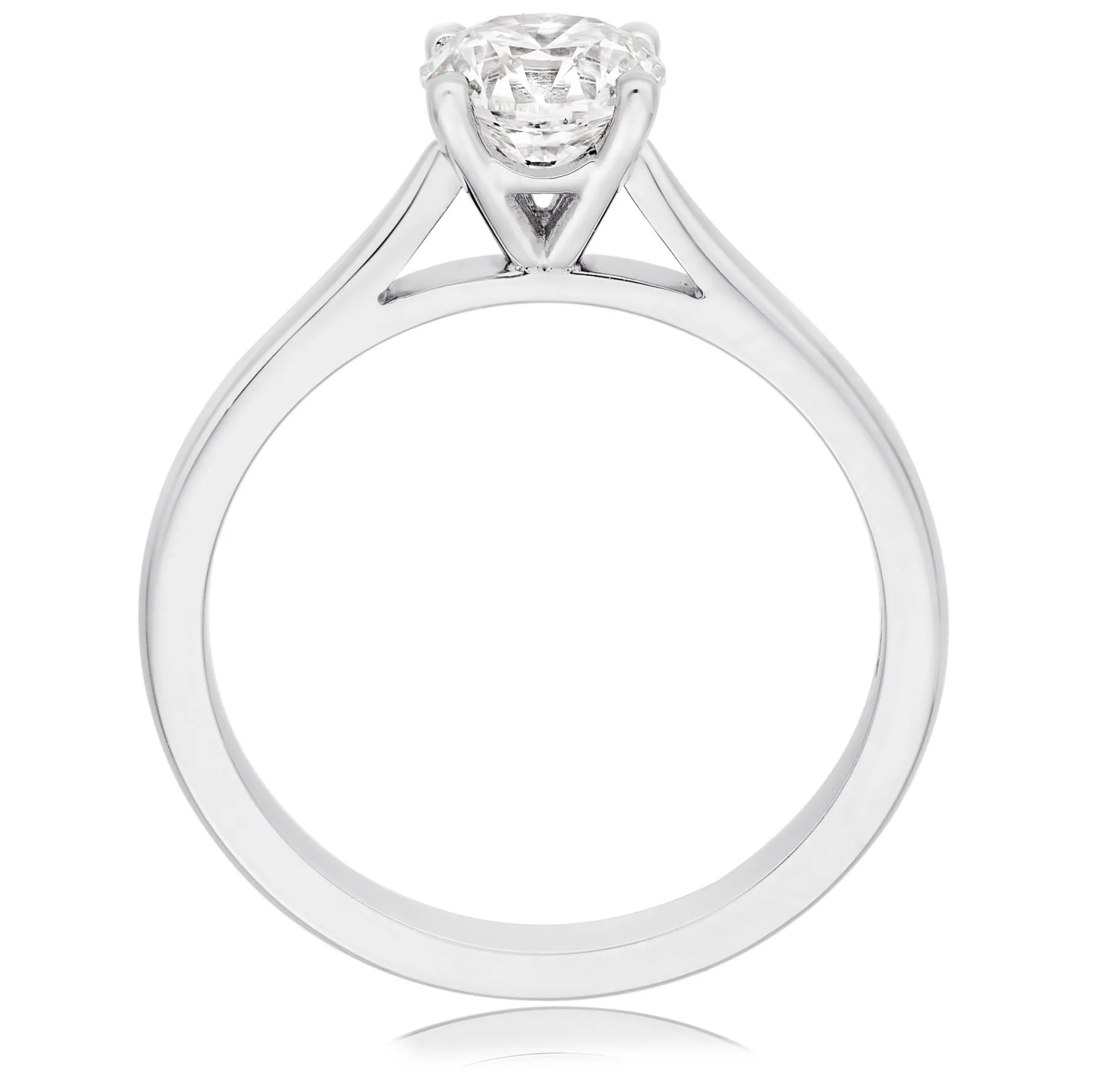 Beaverbrooks Once Platinum Diamond Solitaire Ring
