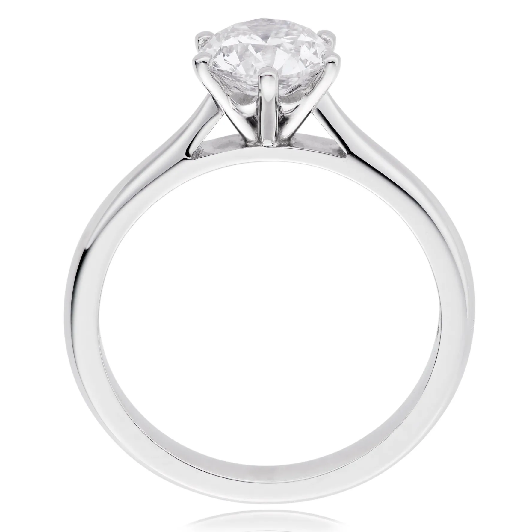 Beaverbrooks Once Platinum Diamond Solitaire Ring