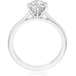 Beaverbrooks Once Platinum Diamond Solitaire Ring