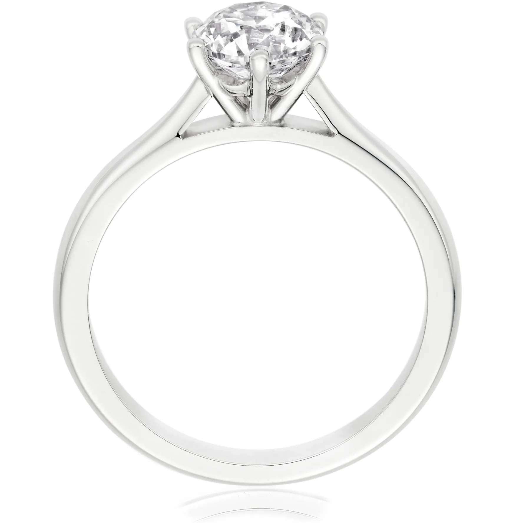 Beaverbrooks Once Platinum Diamond Solitaire Ring