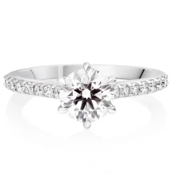 Beaverbrooks Once Platinum Diamond Solitaire Engagement Ring