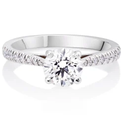 Beaverbrooks Once Platinum Diamond Solitaire Ring