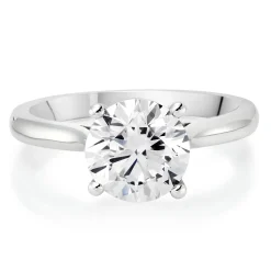 Beaverbrooks Once Platinum Diamond Solitaire Engagement Ring