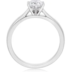 Beaverbrooks Once Platinum Diamond Solitaire Engagement Ring