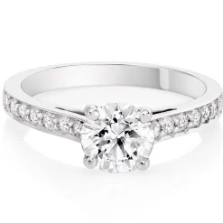 Beaverbrooks Once Platinum Diamond Solitaire Ring