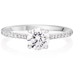 Beaverbrooks Once Platinum Diamond Solitaire Ring