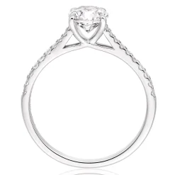 Beaverbrooks Once Platinum Diamond Solitaire Ring
