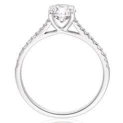 Beaverbrooks Once Platinum Diamond Solitaire Engagement Ring