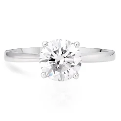 Beaverbrooks Once Platinum Diamond Solitaire Ring