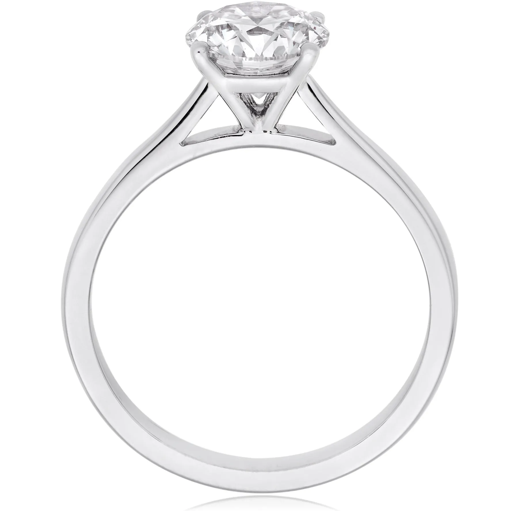 Beaverbrooks Once Platinum Diamond Solitaire Ring
