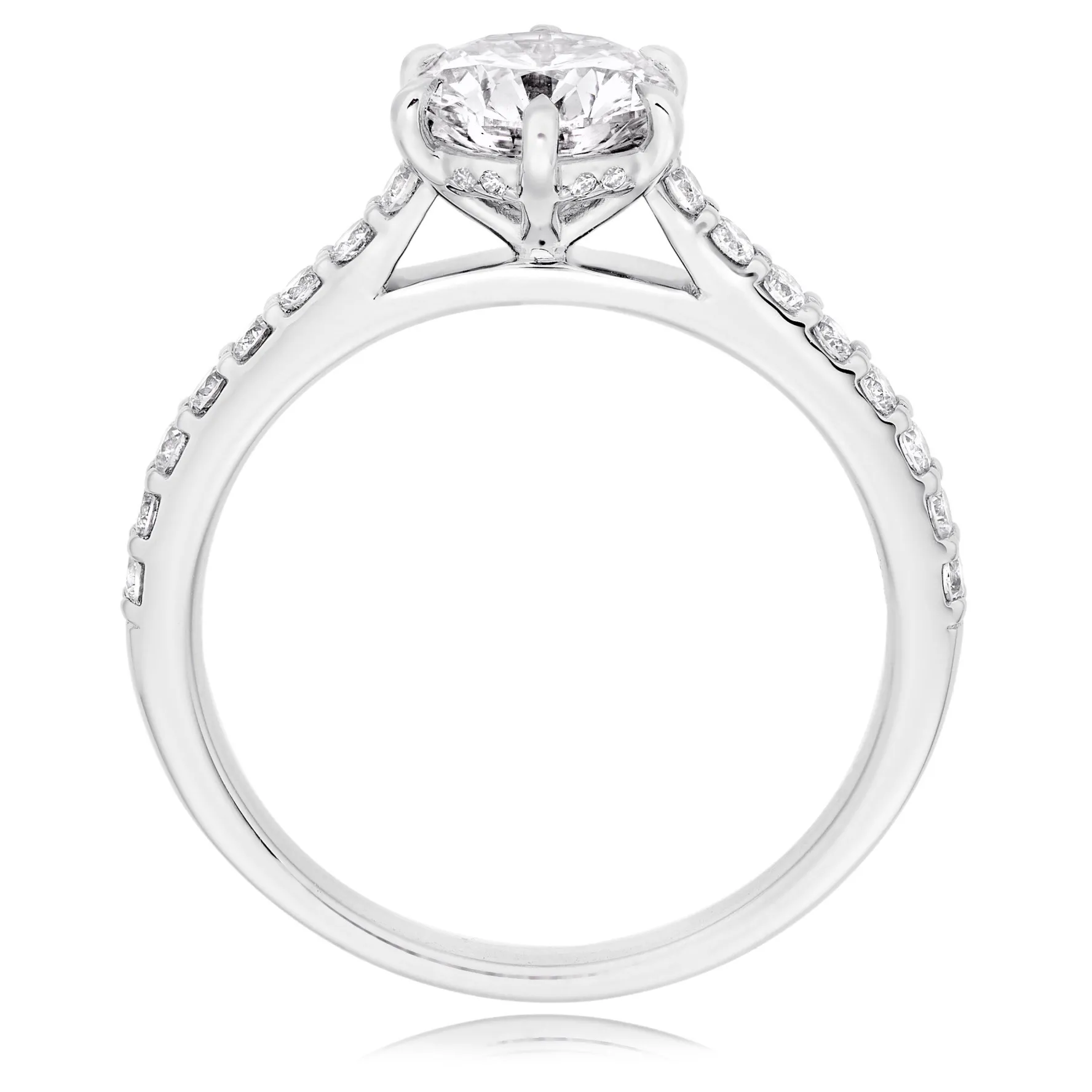 Beaverbrooks Once Platinum Diamond Solitaire Engagement Ring