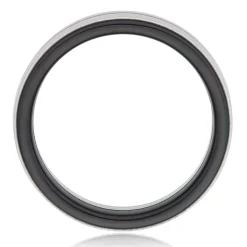 Beaverbrooks Platinum and Zirconium 5.5mm Men’s Wedding Ring