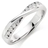 Beaverbrooks Platinum Diamond 3.5mm Wedding Ring