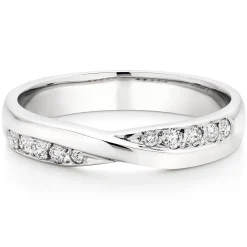 Beaverbrooks Platinum Diamond 3.5mm Wedding Ring