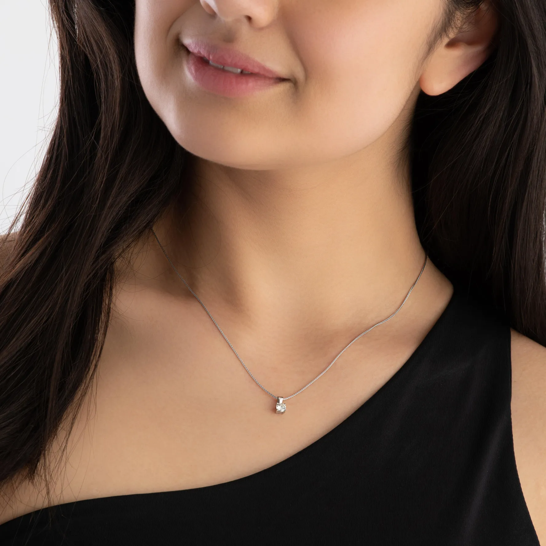 Beaverbrooks Platinum Diamond Pendant