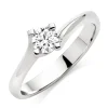 Beaverbrooks Platinum Diamond Solitaire Ring