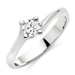 Beaverbrooks Platinum Diamond Solitaire Ring
