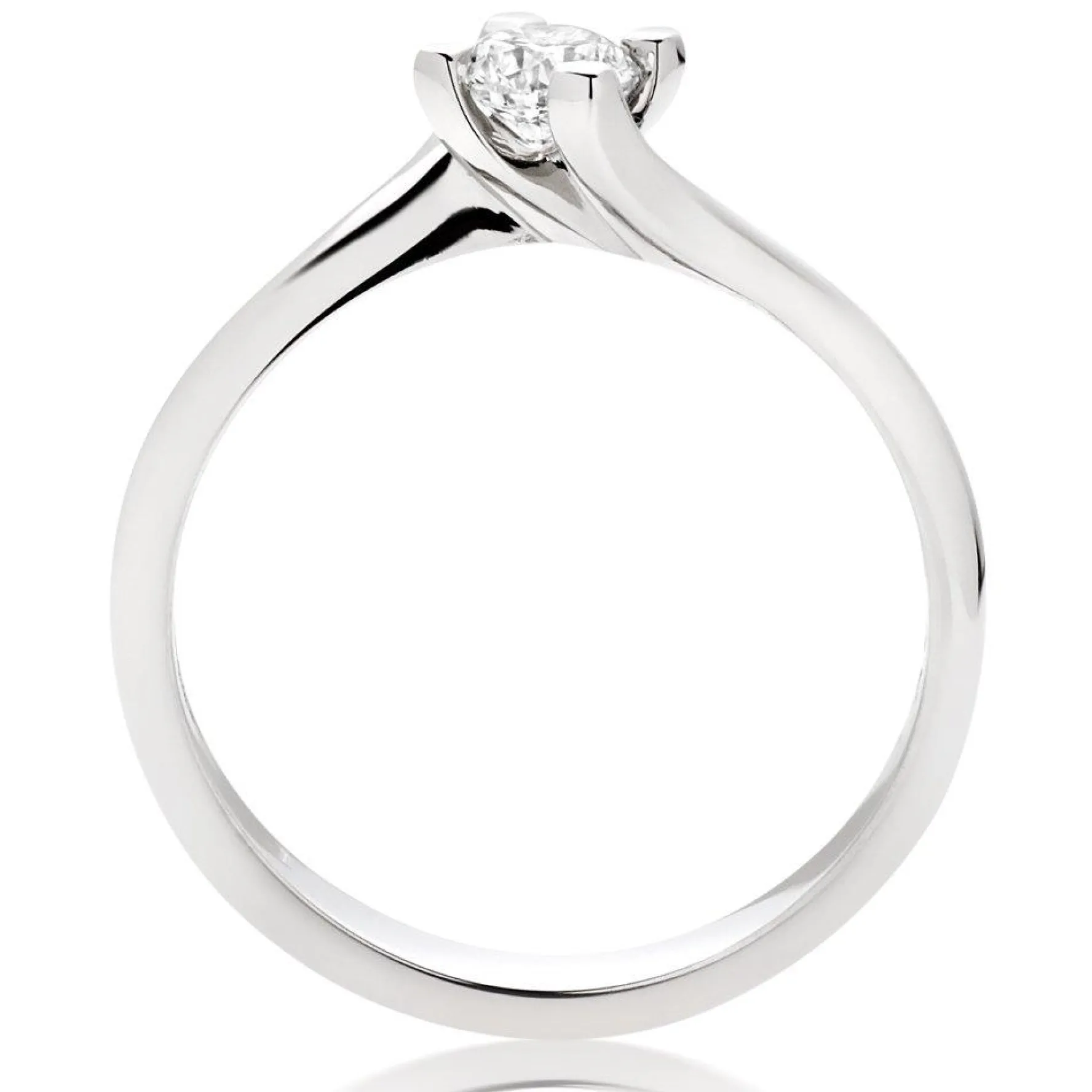 Beaverbrooks Platinum Diamond Solitaire Ring
