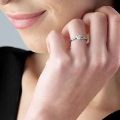 Beaverbrooks Platinum Diamond Solitaire Ring