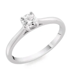 Beaverbrooks Platinum Diamond Solitaire Engagement Ring