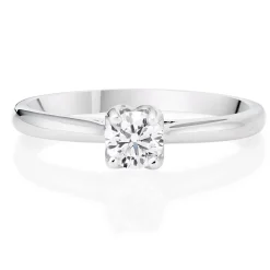 Beaverbrooks Platinum Diamond Solitaire Engagement Ring