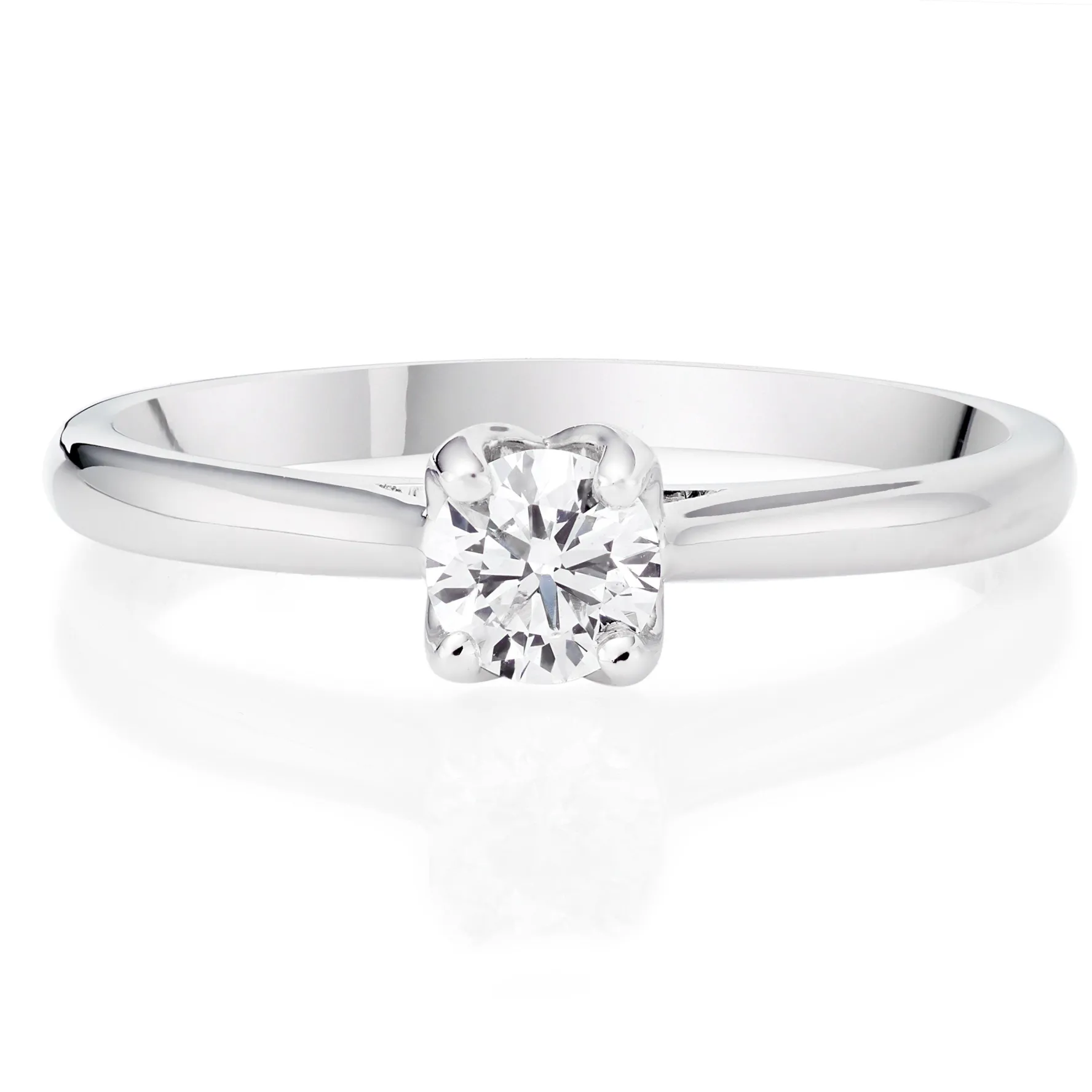 Beaverbrooks Platinum Diamond Solitaire Engagement Ring