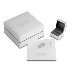 Beaverbrooks Platinum Diamond Marquise Cluster Halo Ring