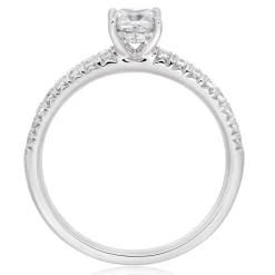 Beaverbrooks Platinum Diamond Princess Cut Solitaire Ring