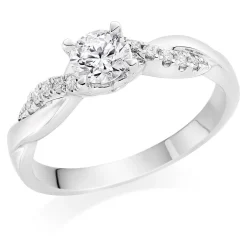 Beaverbrooks Platinum Diamond Solitaire Ring