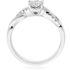 Beaverbrooks Platinum Diamond Solitaire Ring