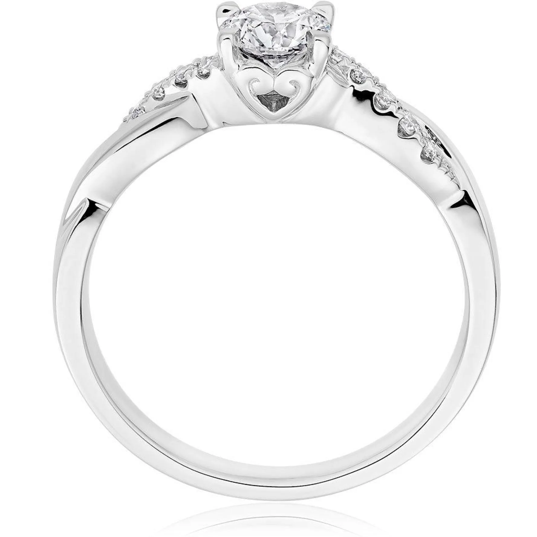Beaverbrooks Platinum Diamond Solitaire Ring