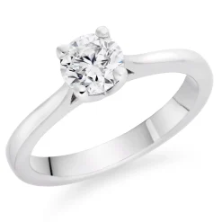 Beaverbrooks Platinum Diamond Solitaire Ring