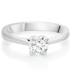 Beaverbrooks Platinum Diamond Solitaire Ring