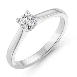Beaverbrooks Platinum Diamond Solitaire Engagement Ring