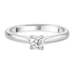 Beaverbrooks Platinum Diamond Solitaire Engagement Ring