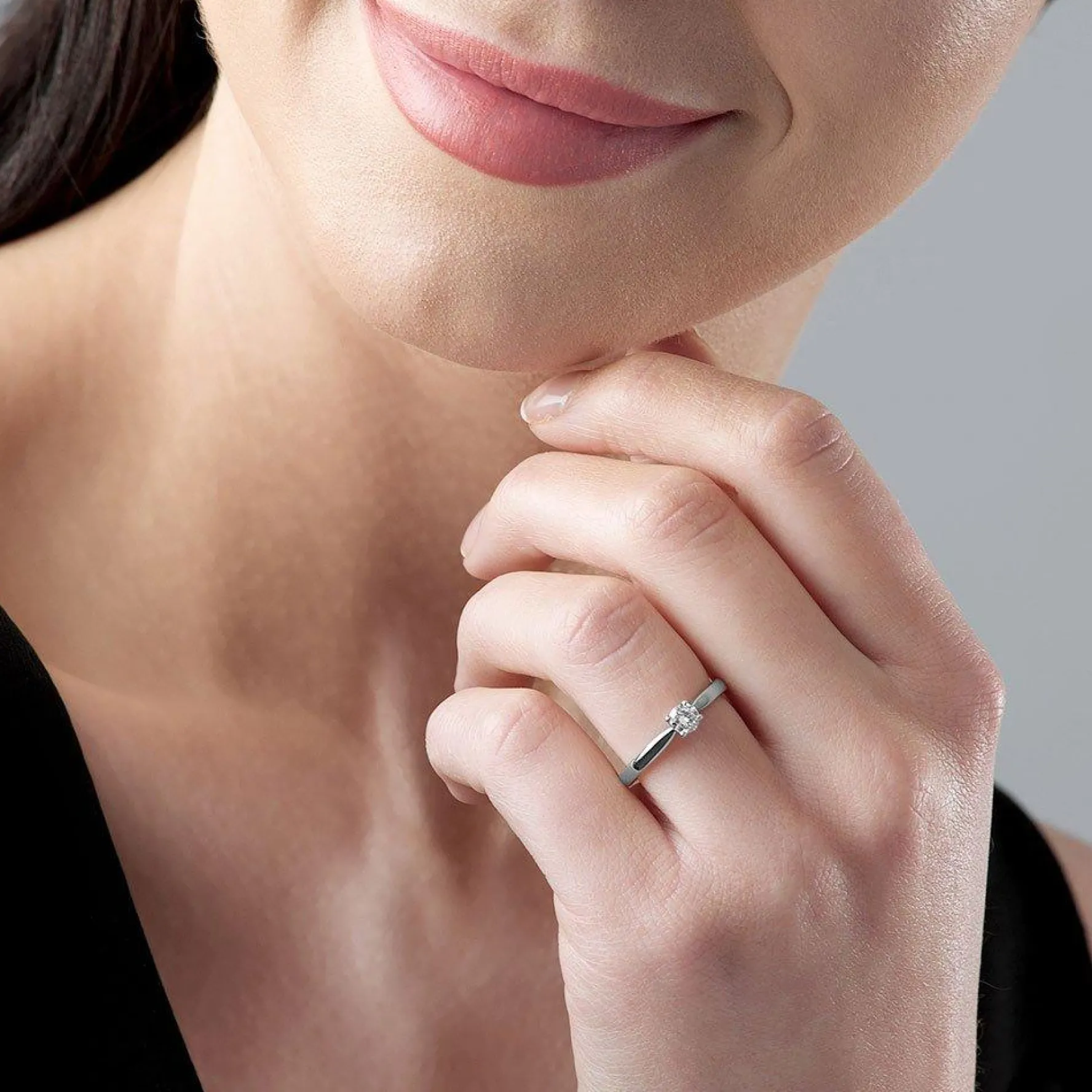Beaverbrooks Platinum Diamond Solitaire Engagement Ring