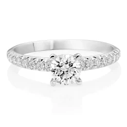 Beaverbrooks Platinum Diamond Solitaire Ring